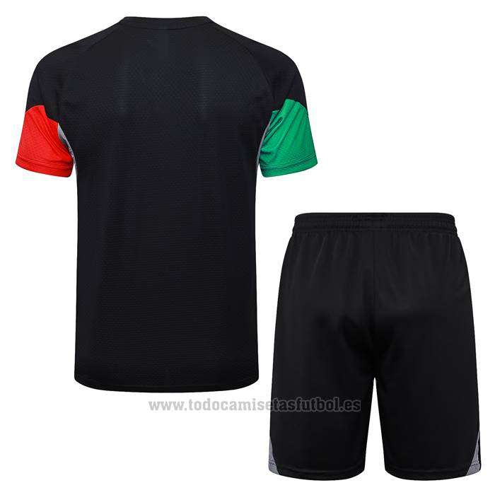 Chandal del Arsenal Manga Corta 2025-2026 Negro - Pantalon Corto